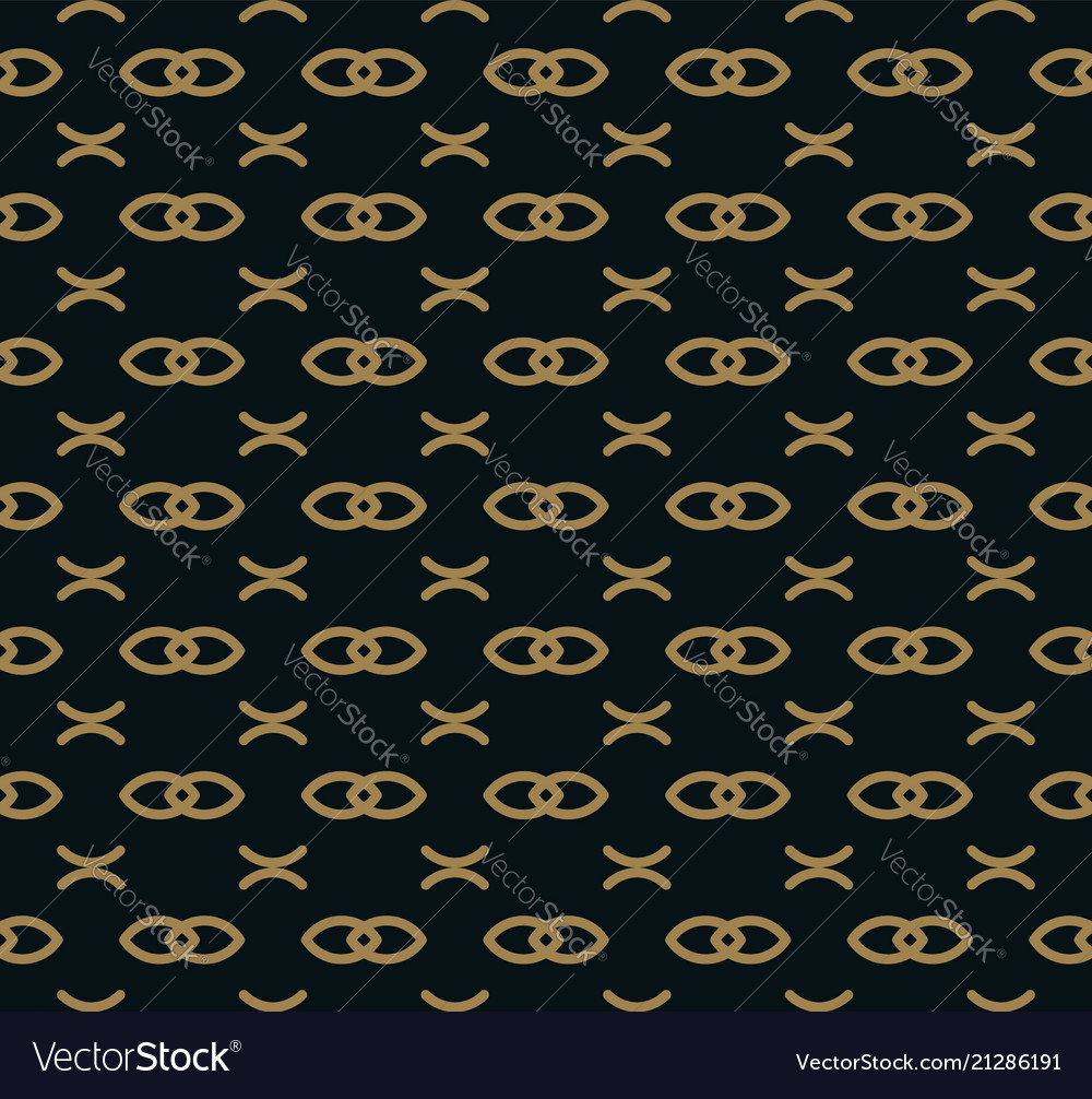 Intersecting Gold Line Pattern