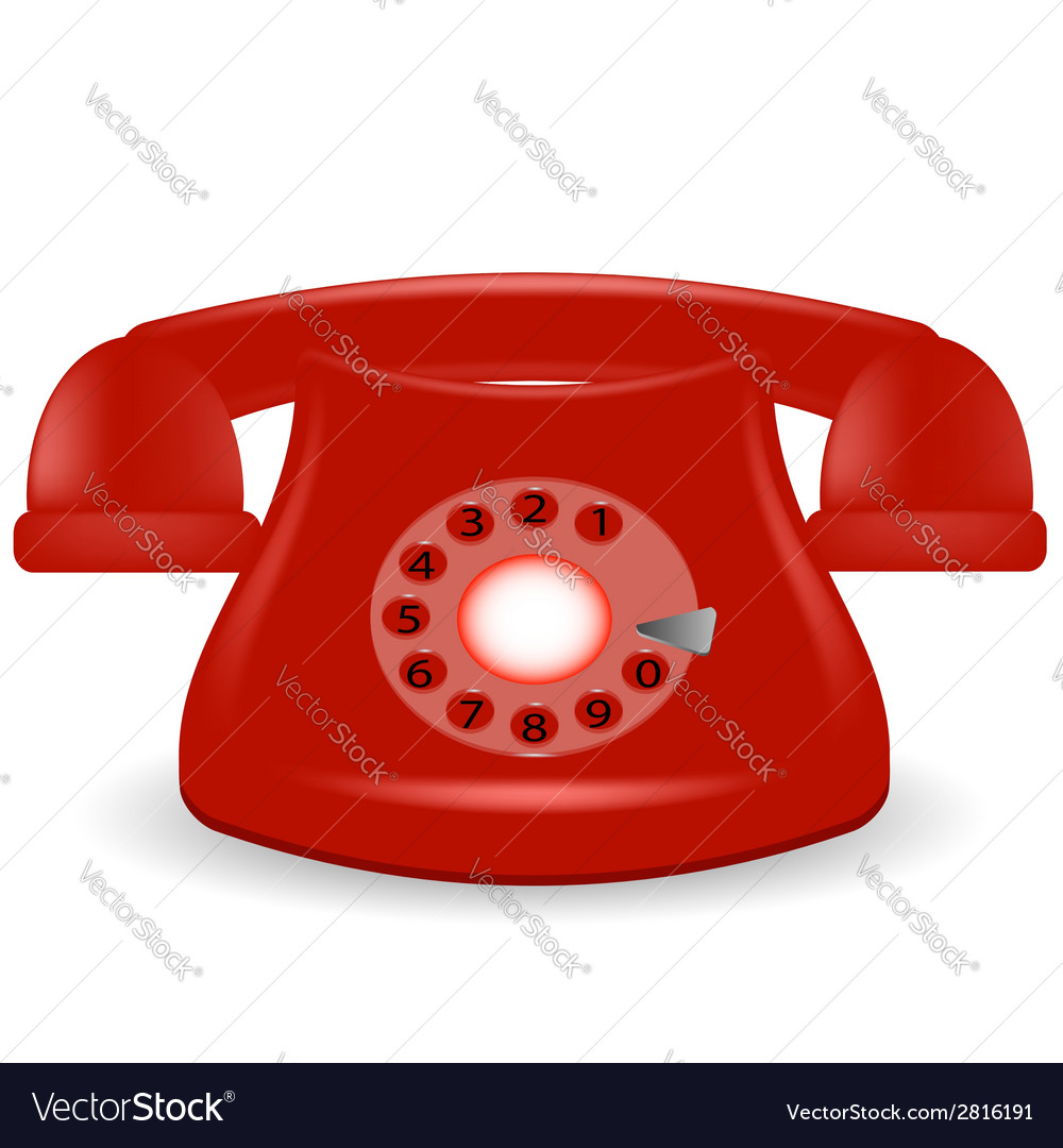 Old red phone