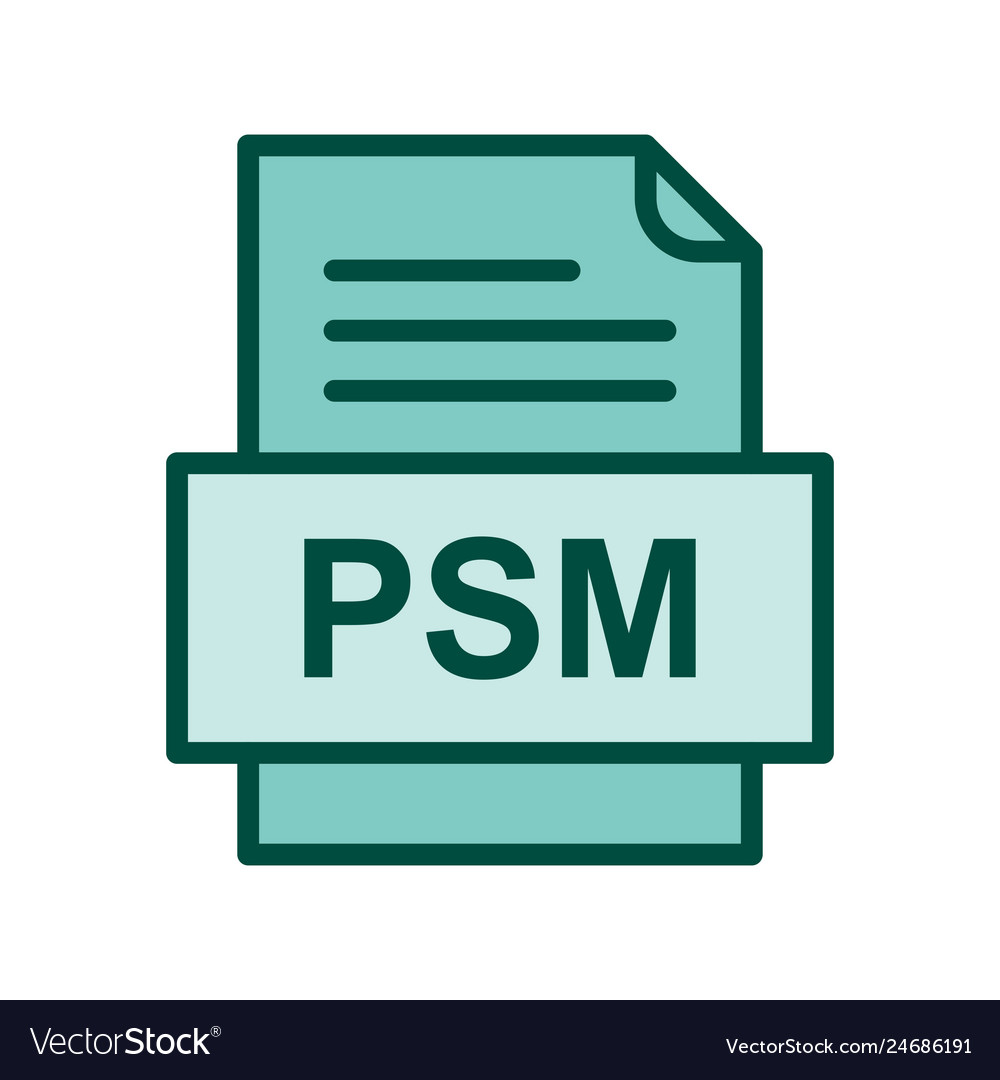 Psm file document icon