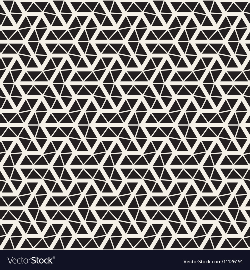 Seamless black and white geometric grid