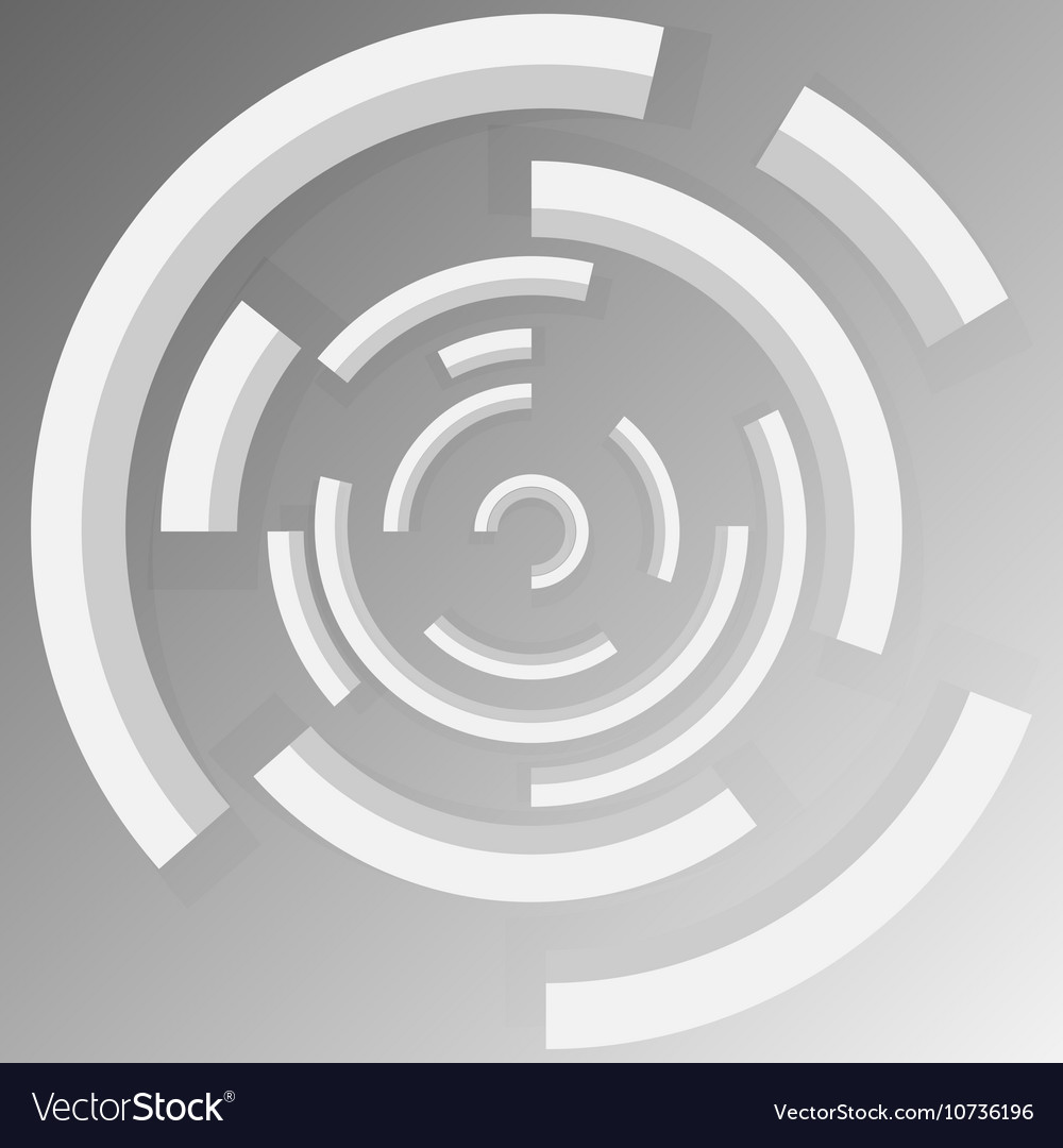Abstract background with technology circles