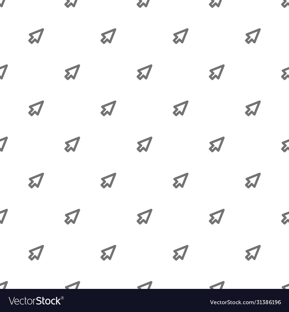 Arrow mouse cursor seamless pattern