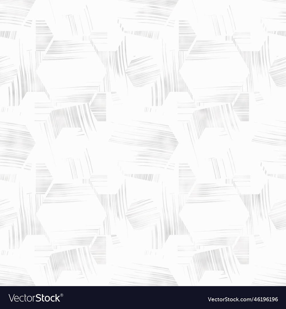 Broken hexagons pattern vector image Broken hexagons pattern