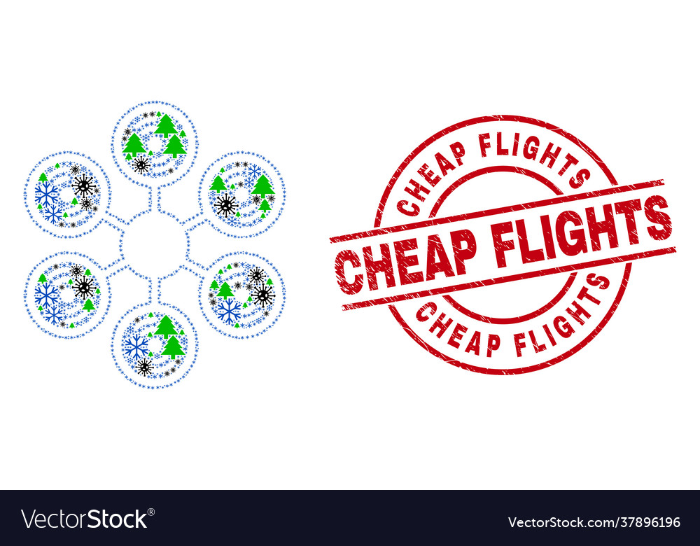 Cheap flights scratched watermark and hexacopter