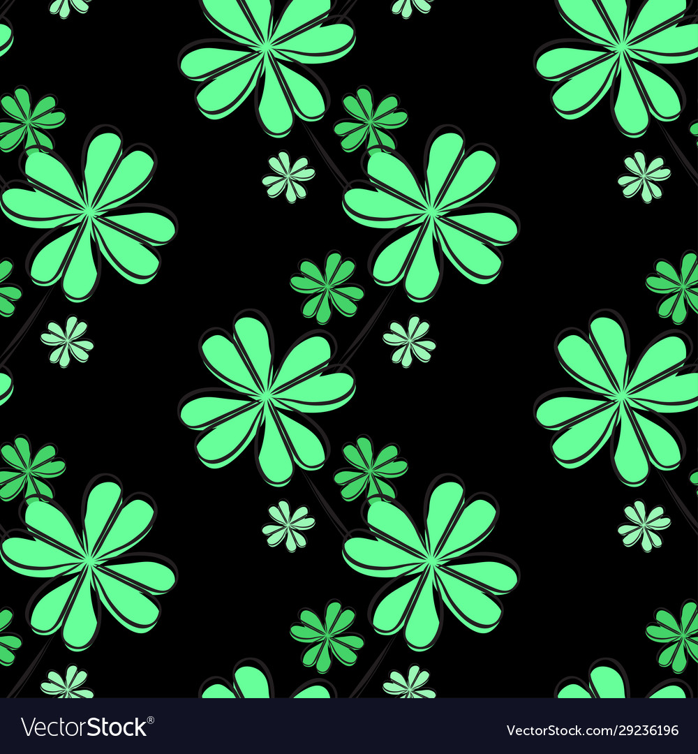 Clover seamless pattern