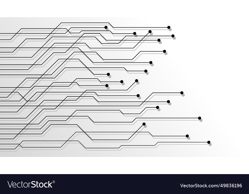Hi-tech digital data abstract design vector image Hi-tech digital data abstract design