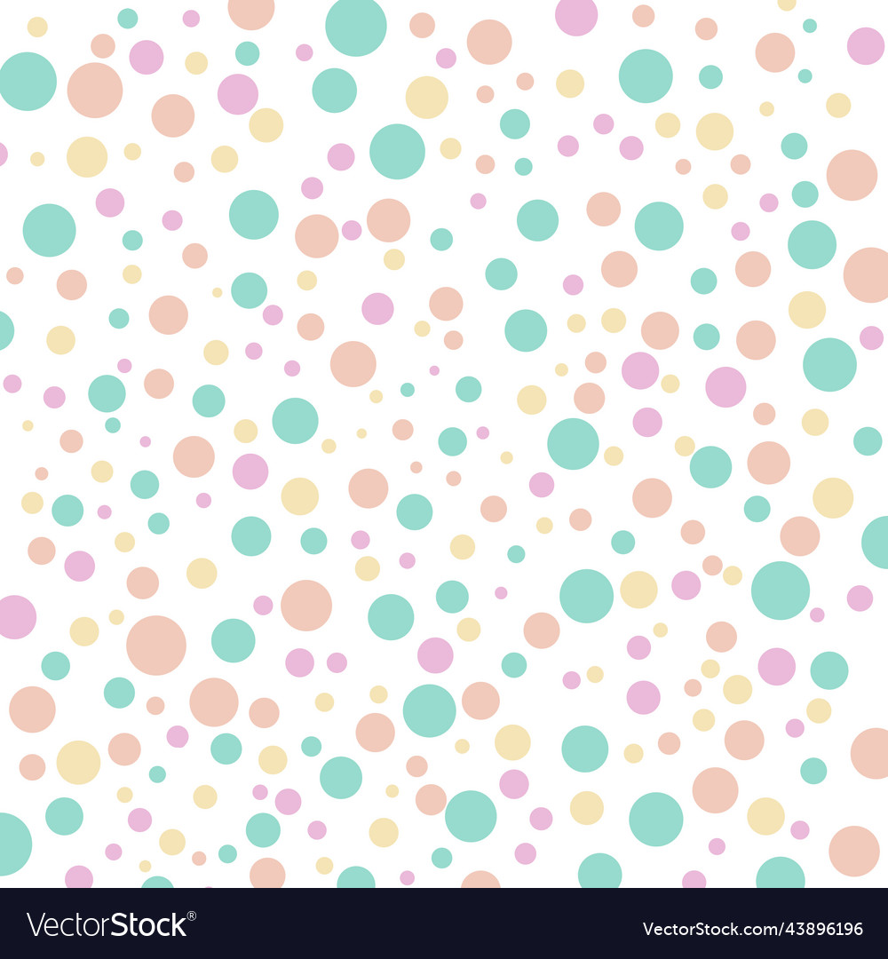 Multicolored rounded confetti background circle Vector Image Multicolored rounded confetti background circle