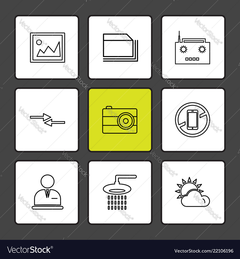 Multimedia camera user interface folders