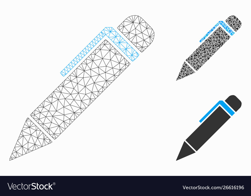 Pen mesh network model and triangle mosaic