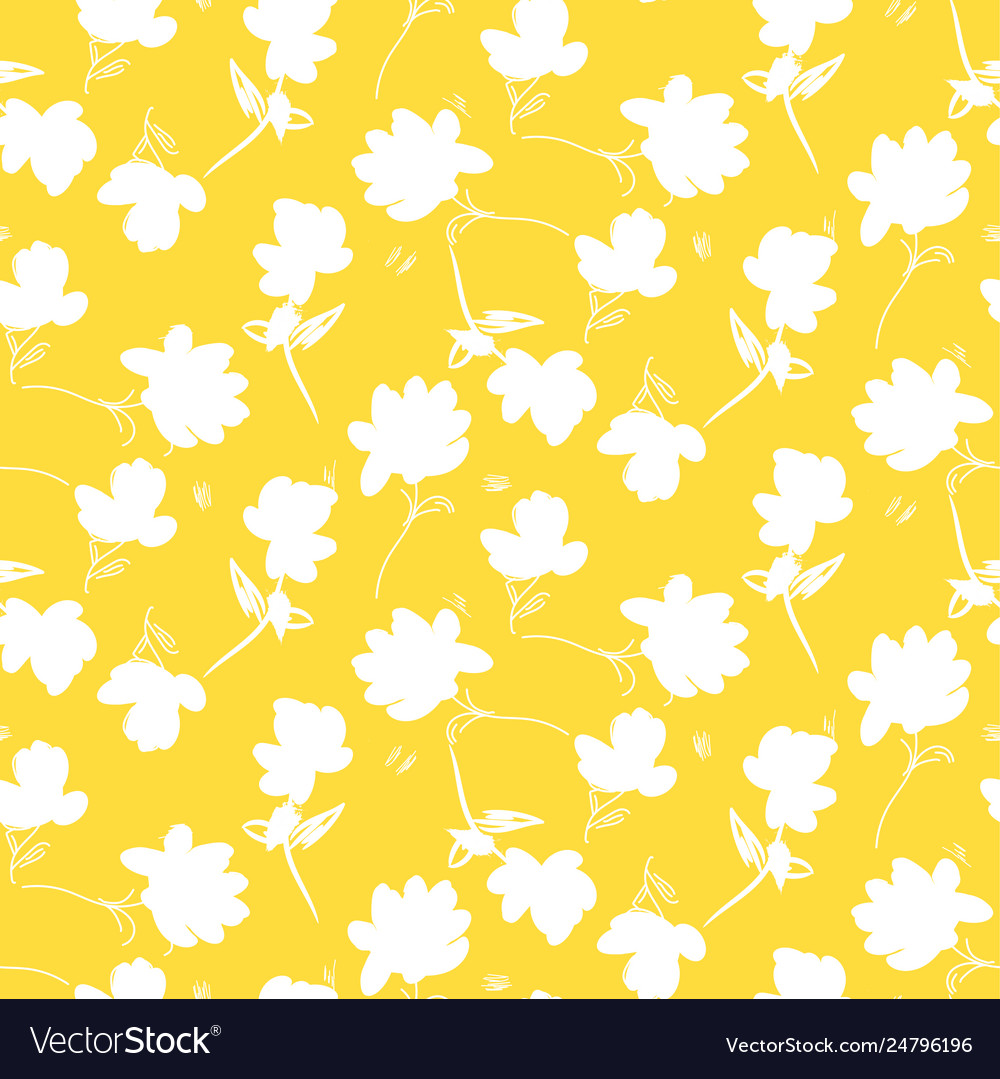 Yellow Floral Pattern