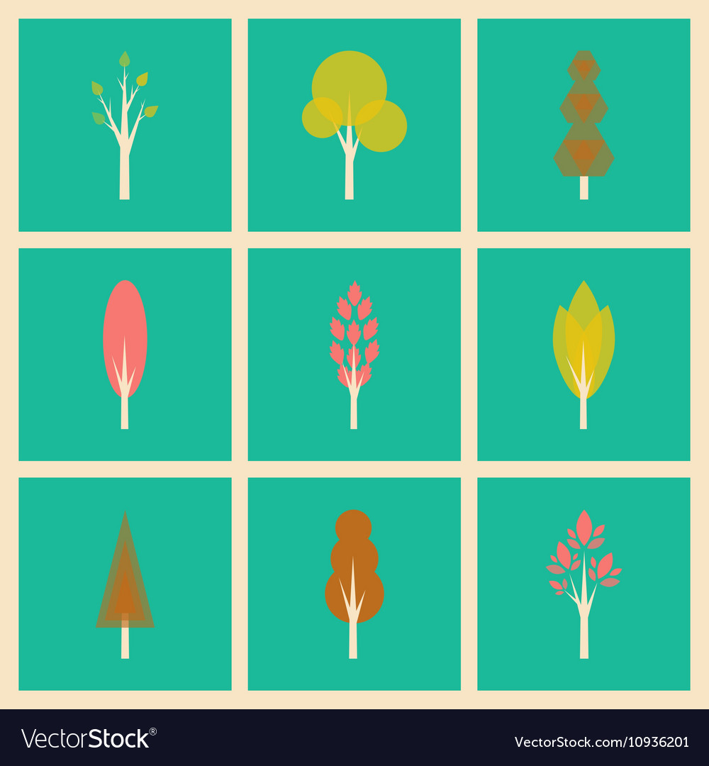 Flat with shadow concept and mobile application