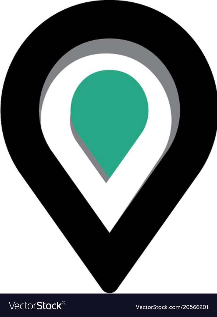 Map pin tag or water aqua drop element logo icon