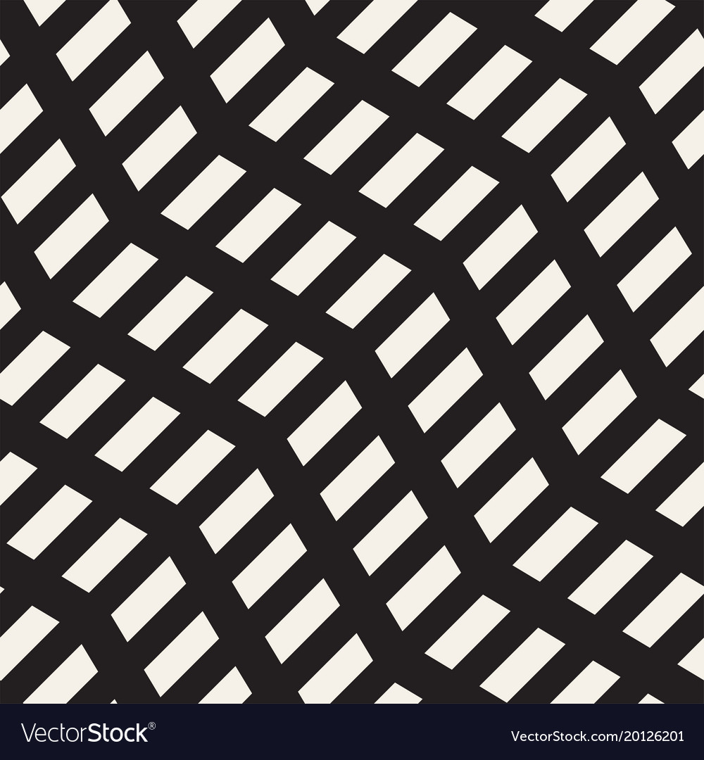 Zigzag Line Pattern - Monochrome
