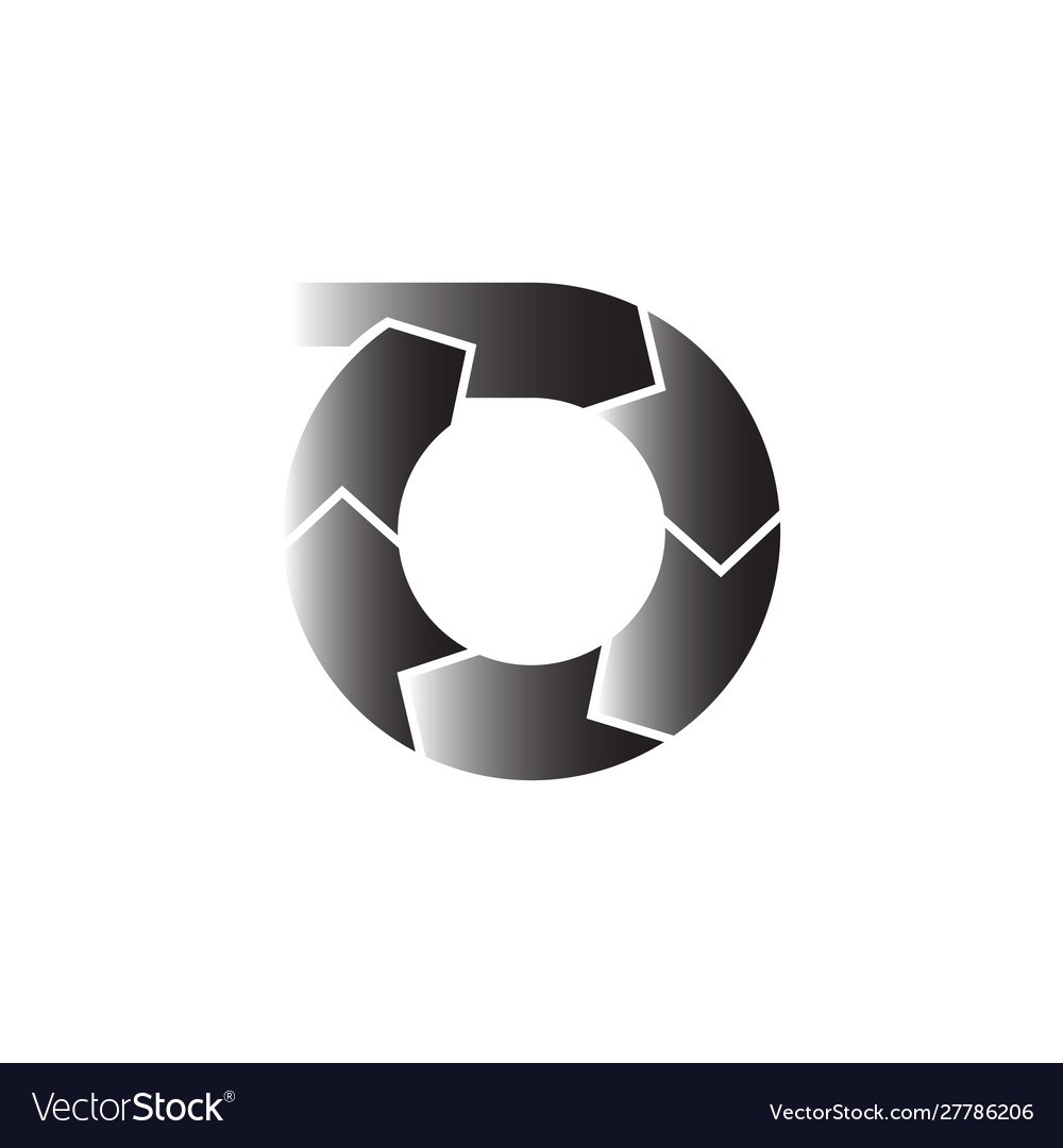 Circle arrows for infographic template stock