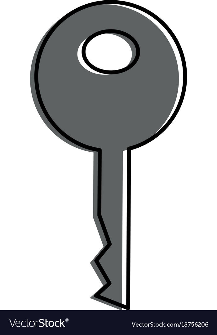 Key security isolated icon