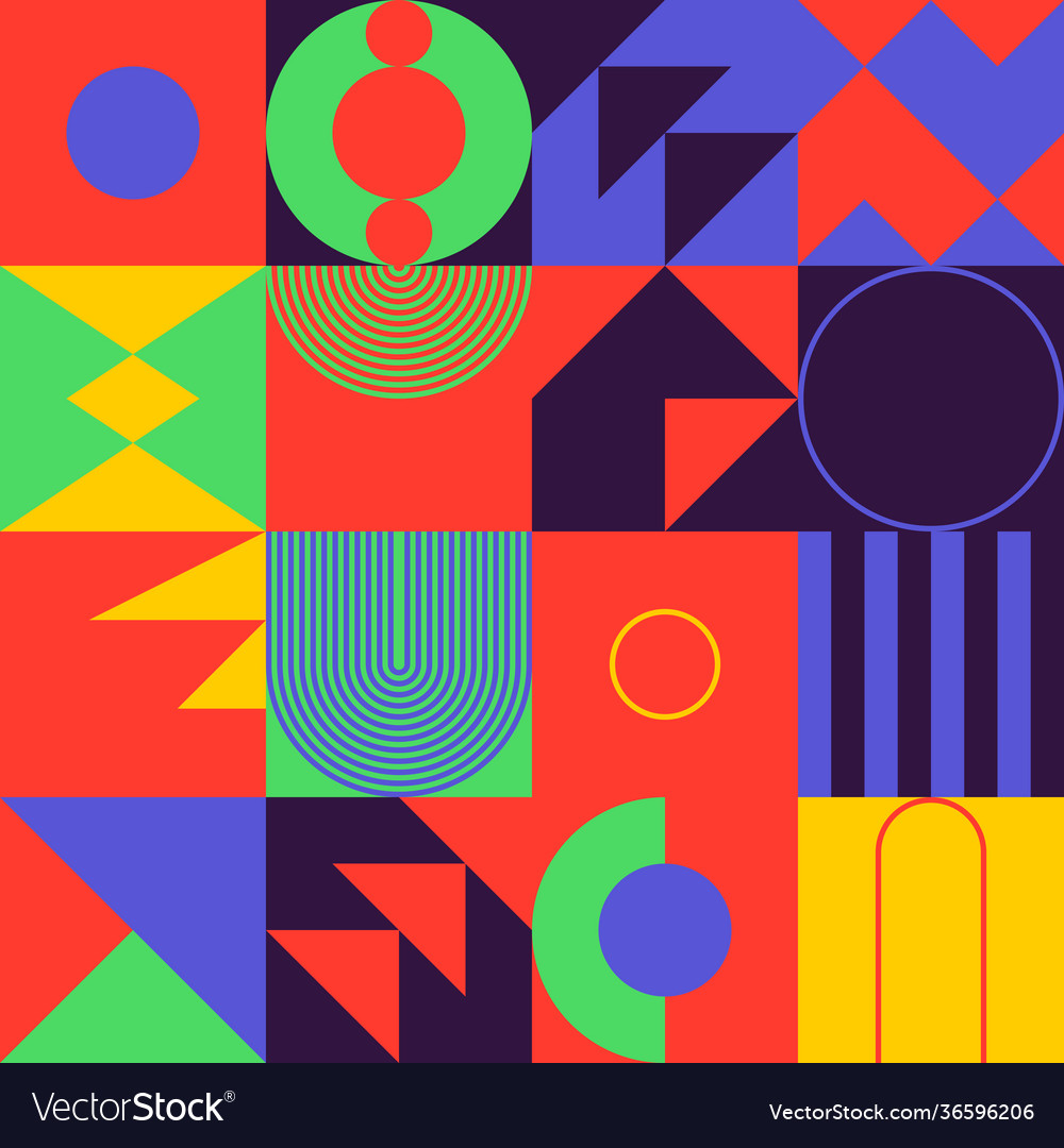 Neon abstract pattern design