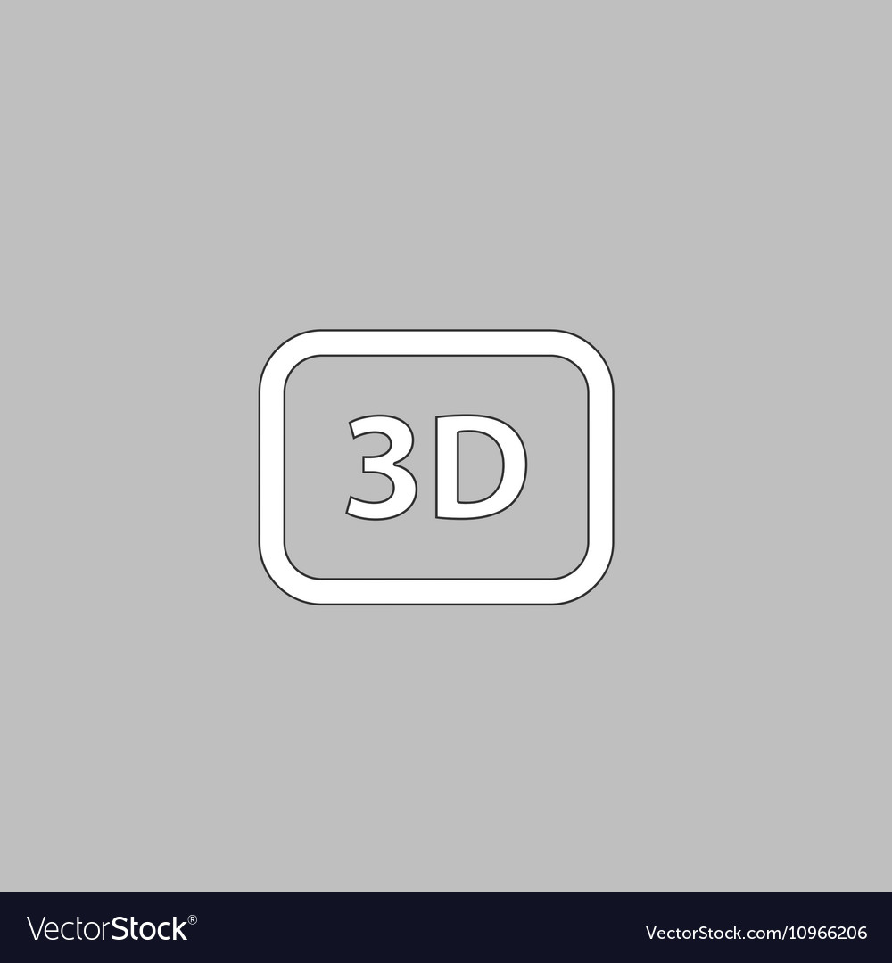 Three dimensional computer symbol