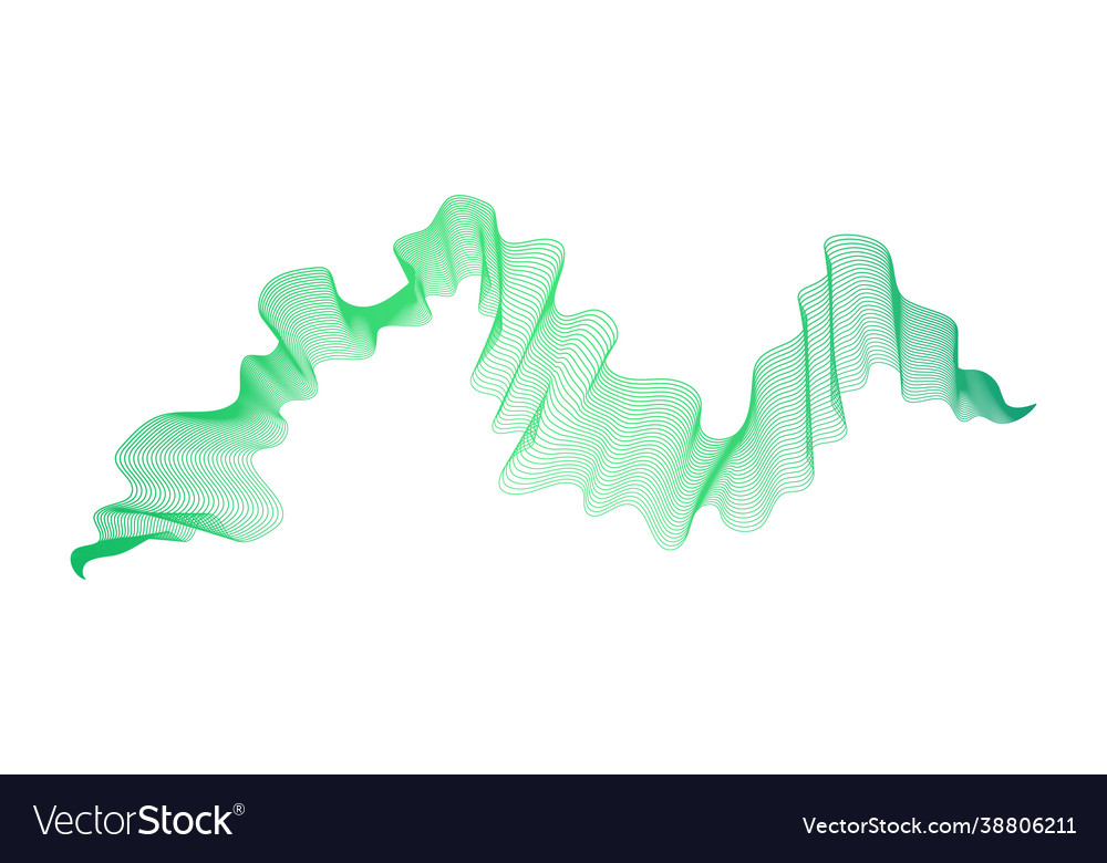 Abstract backdrop with wave gradient lines vector image Abstract backdrop with wave gradient lines