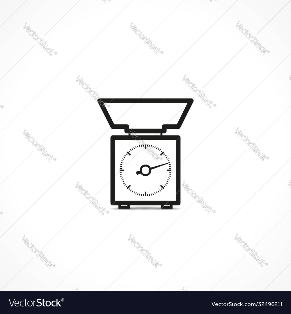Analog scales linear icons