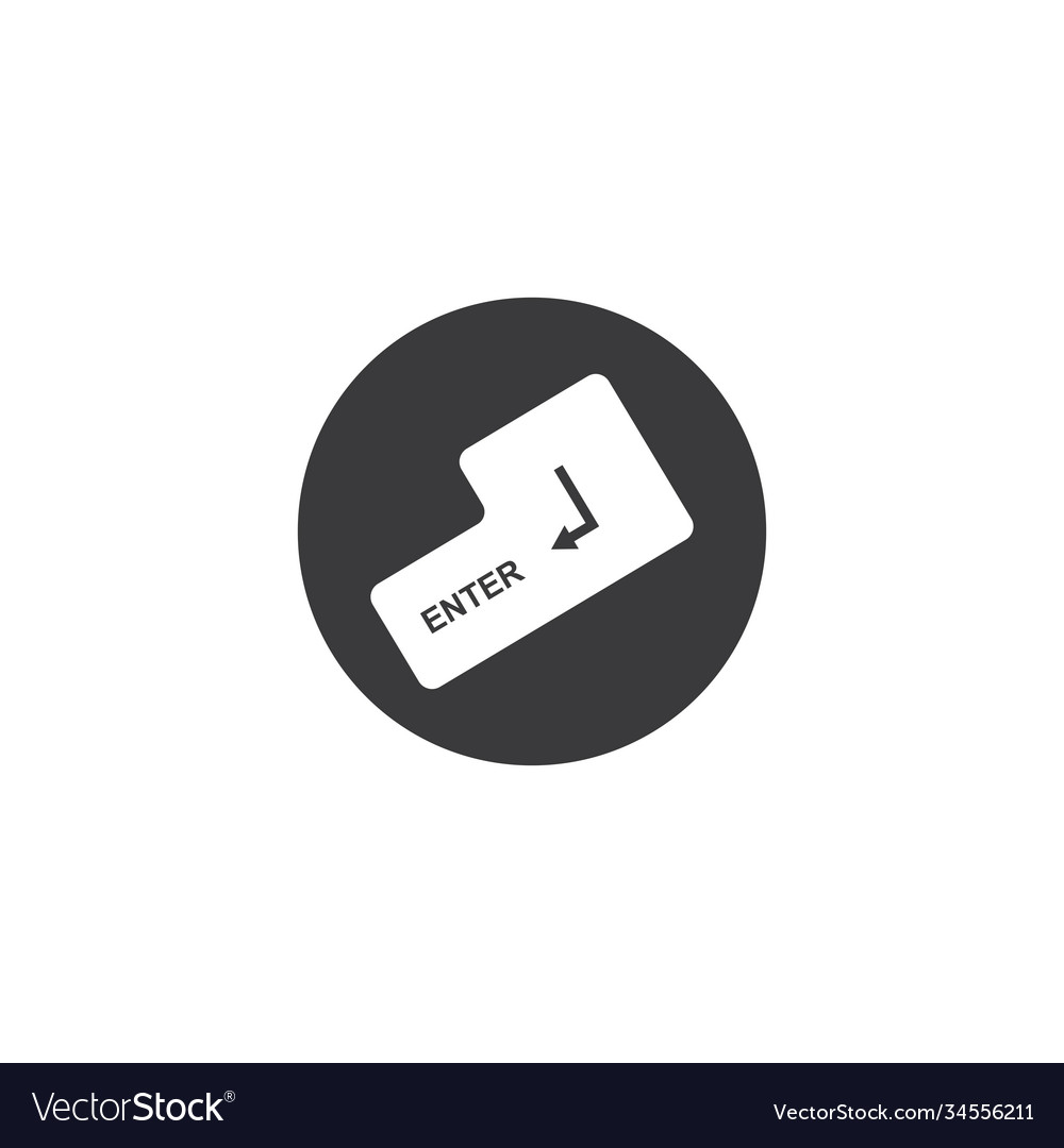 Enter keyboard icon design