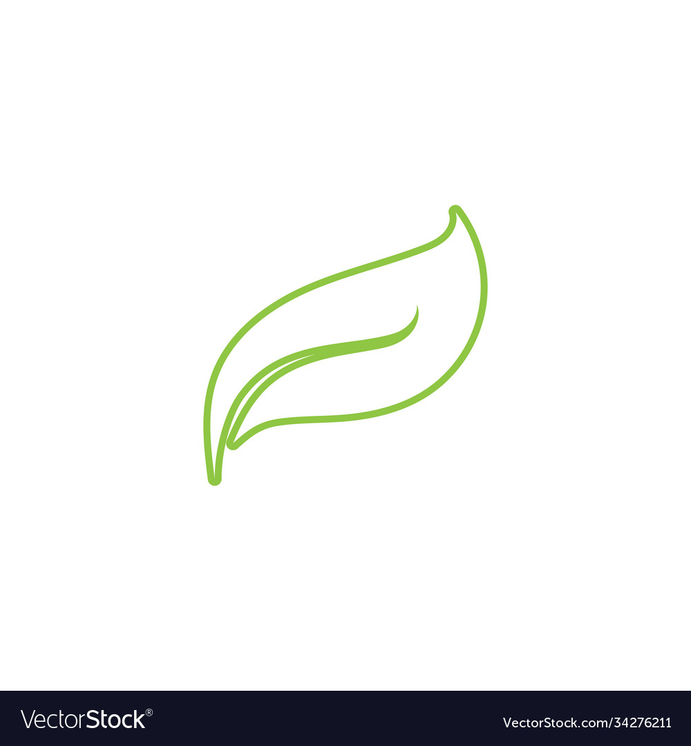 Logos green tree leaf ecology Royalty Free Vector Image