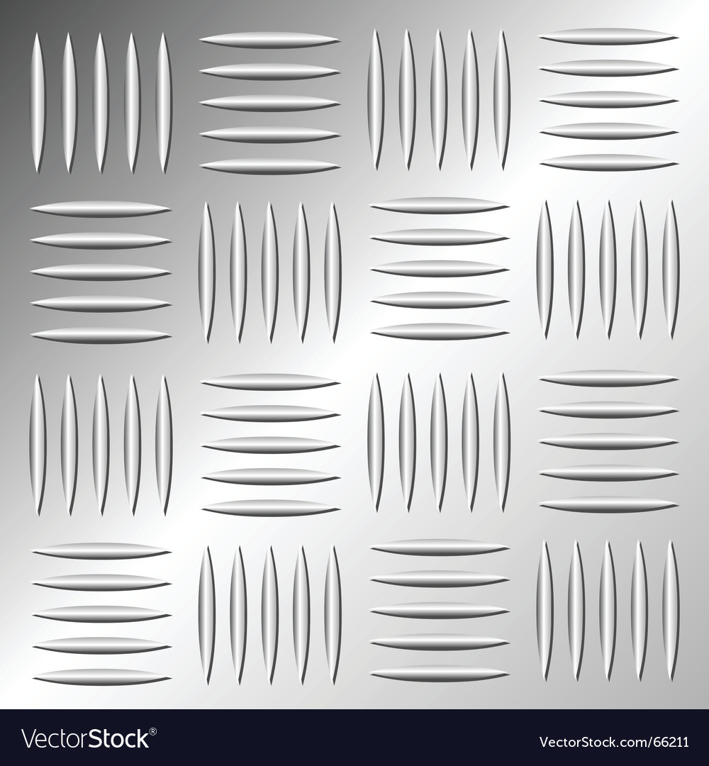 Metallic Tread Plate Pattern
