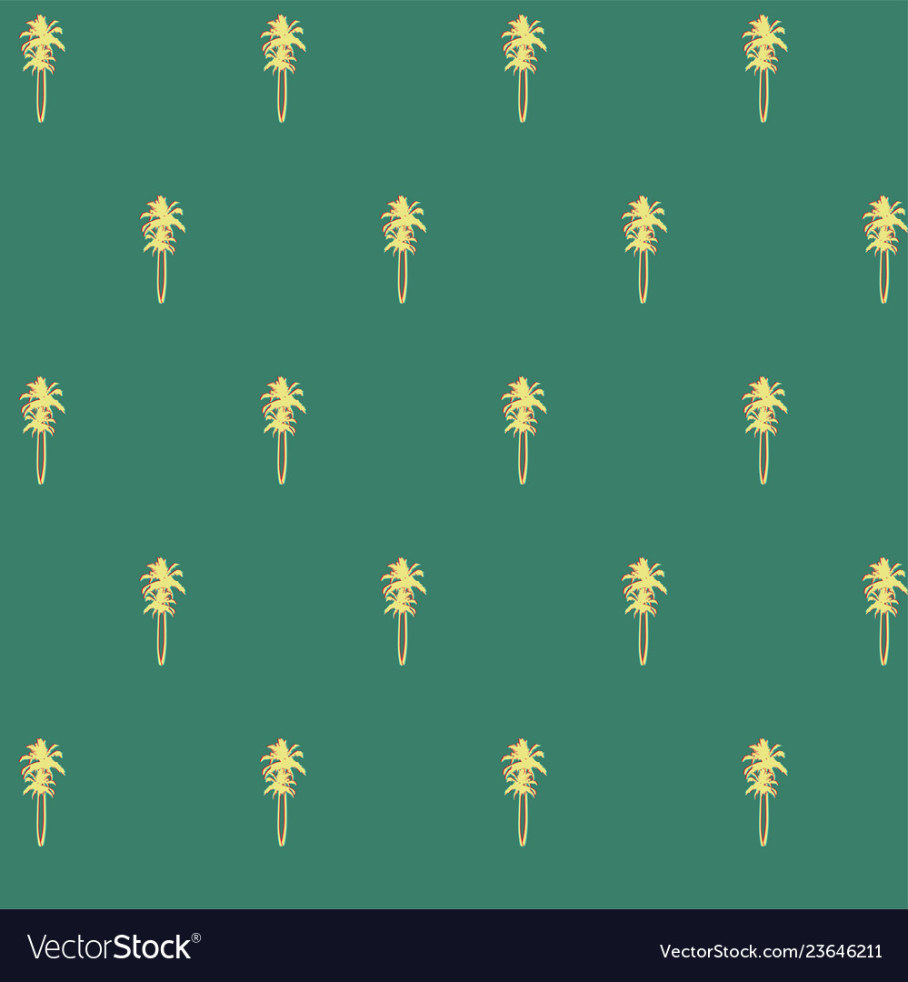 Palm tree pattern seamless texture simple Vector Image Palm tree pattern seamless texture simple
