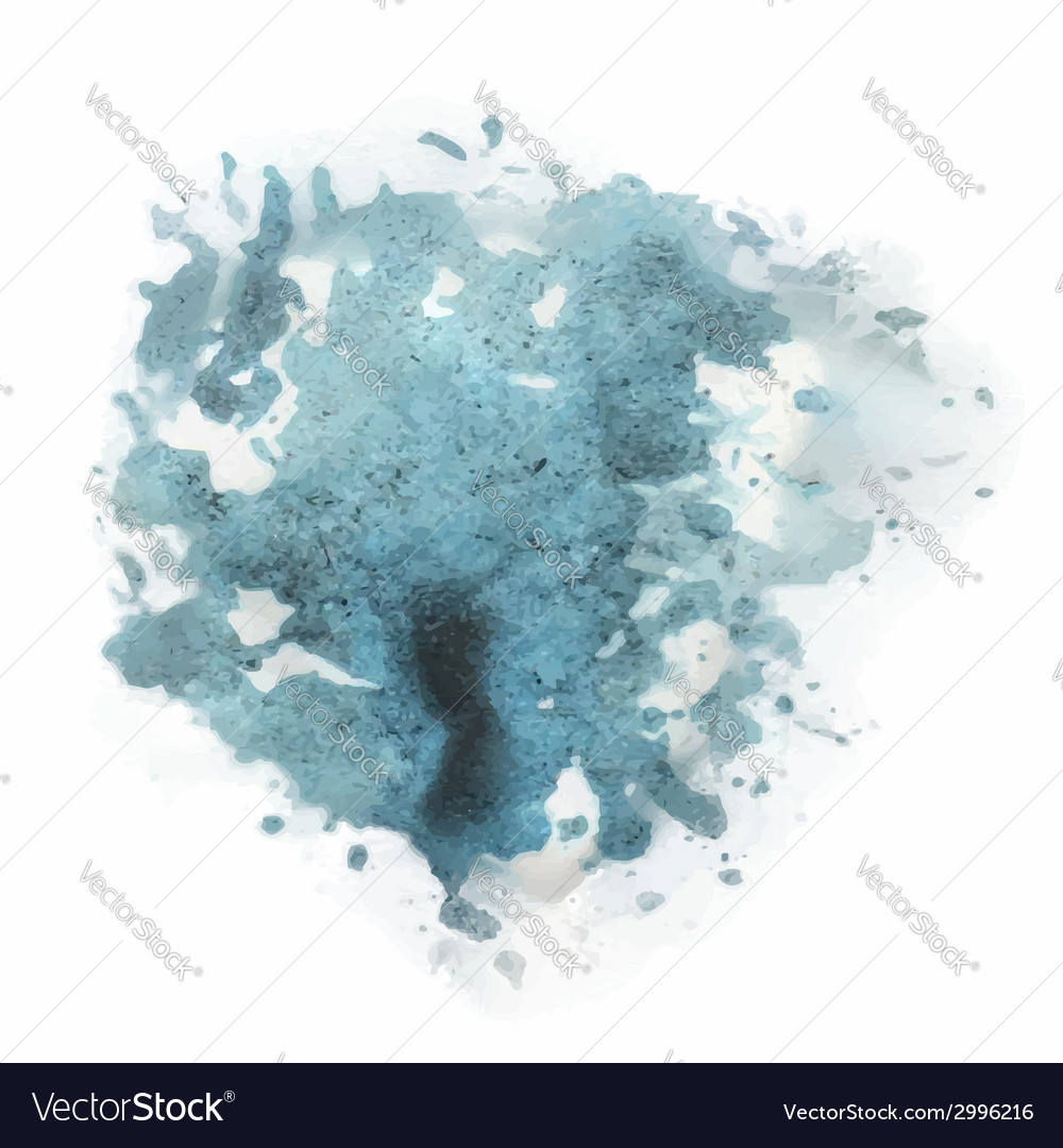 Abstract blue watercolor background