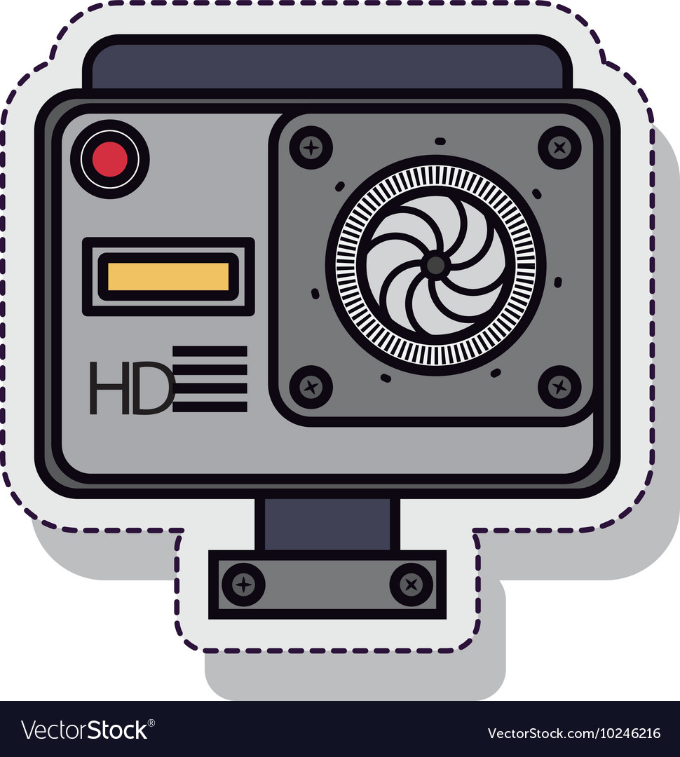 Camera photographic isolated icon