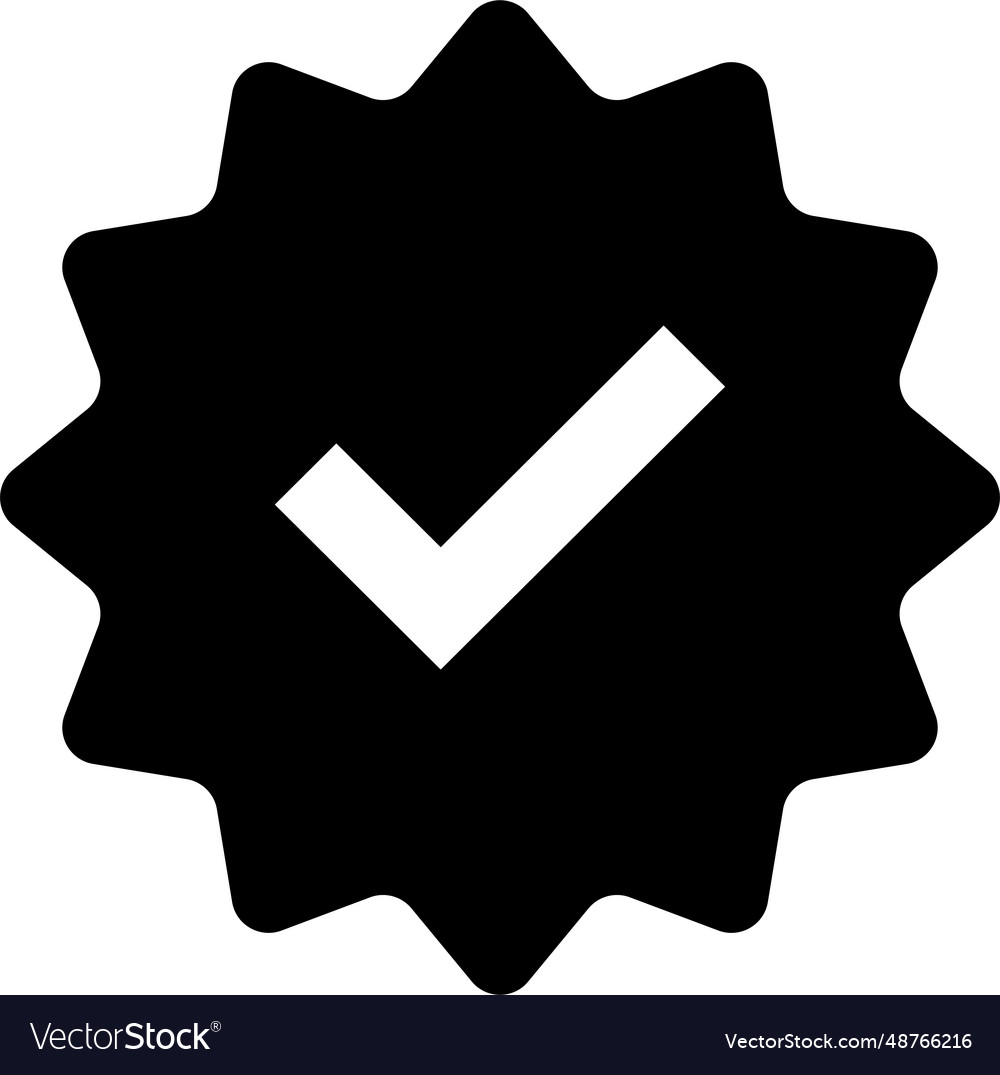 Premium Vector  Verified account icon, social media verify blue tick,  official icon