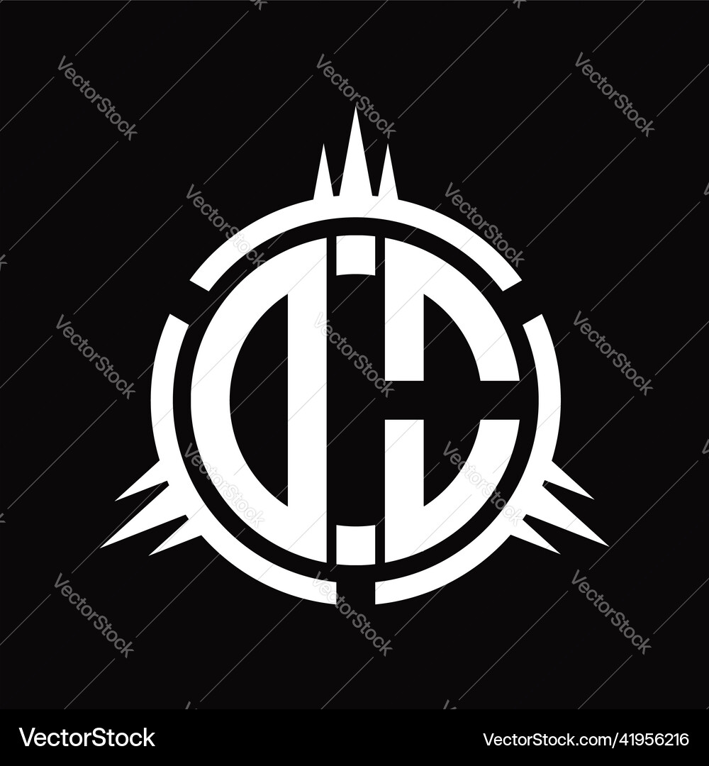 Do logo monogram circle element design template – Royalty-Free Vector ...