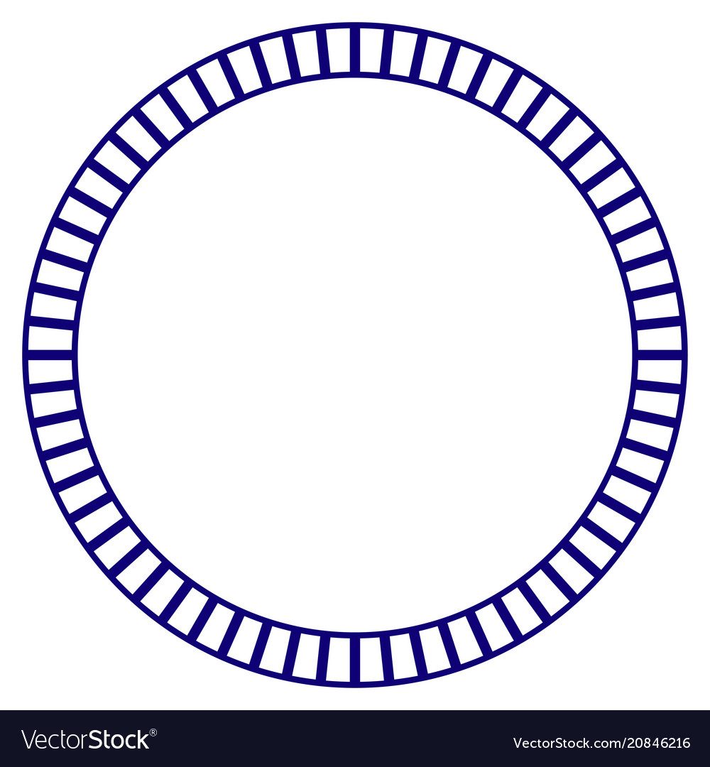 Double Circle Frame Template