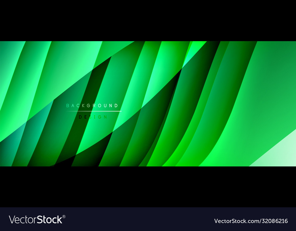 Fluid gradient waves with shadow lines and glowing Vector Image Fluid gradient waves with shadow lines and glowing