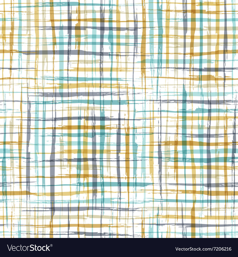 Seamless pattern of checkered brush strokes