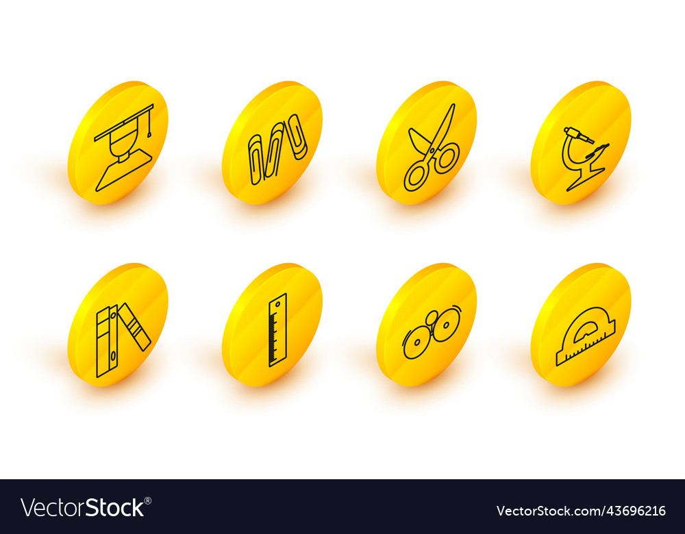 Set line protractor grid for measuring degrees vector image Set line protractor grid for measuring degrees