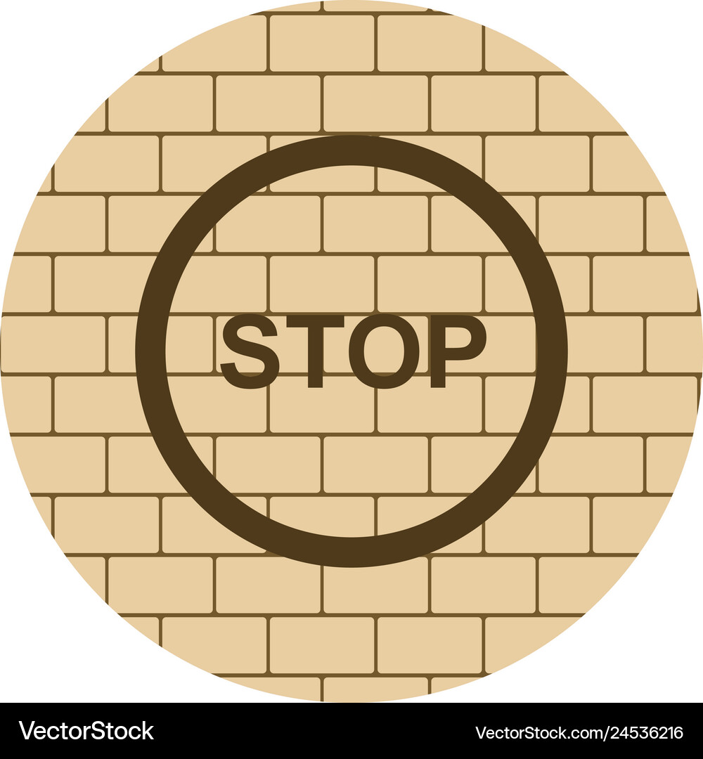 Stop icon Royalty Free Vector Image - VectorStock