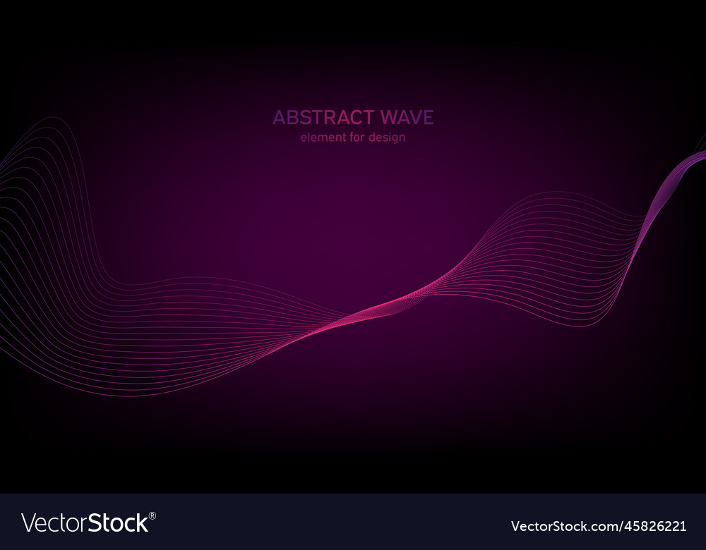 Abstract wave element for design digital vector image Abstract wave element for design digital