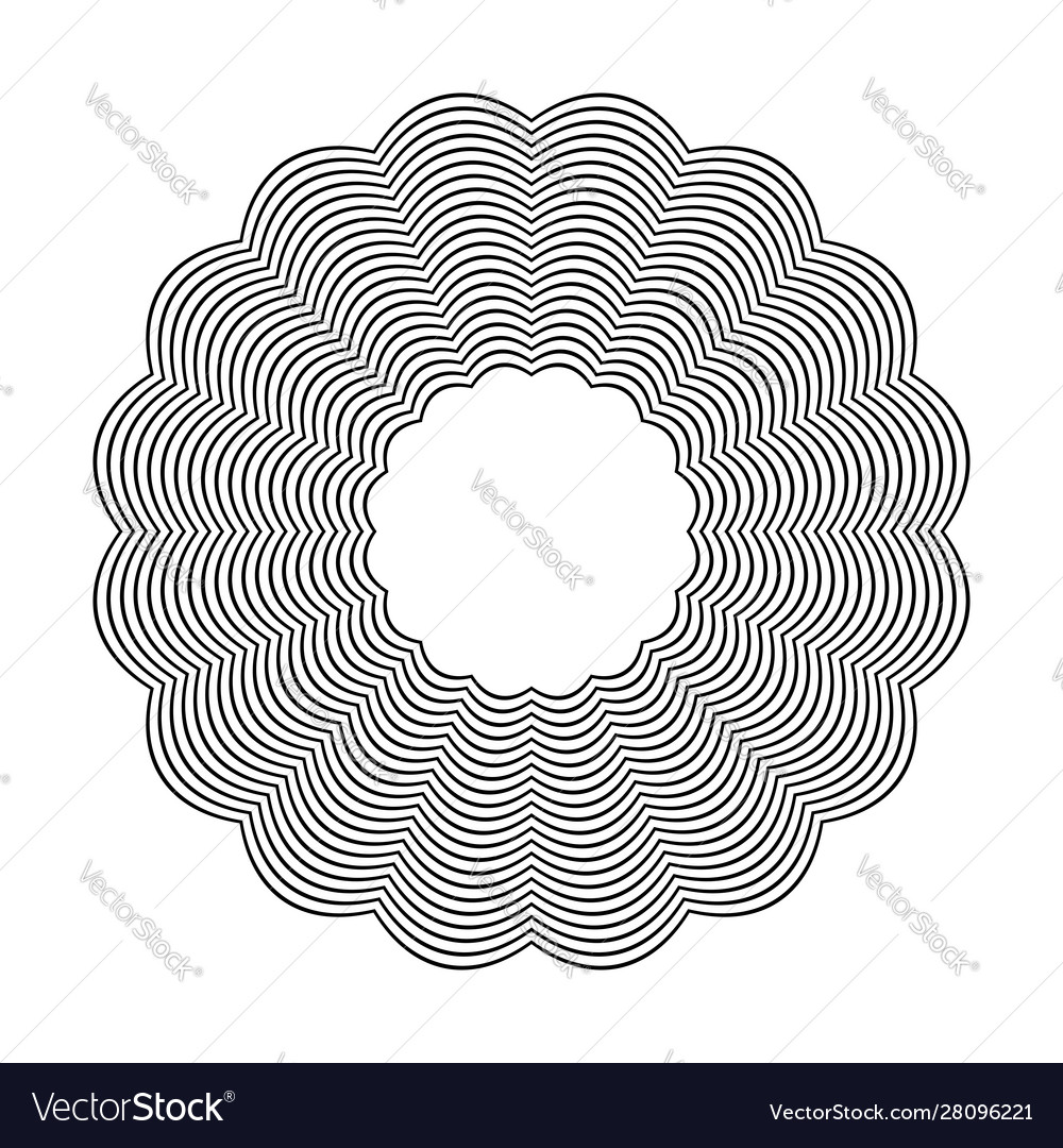 Circle design element vector image Circle design element