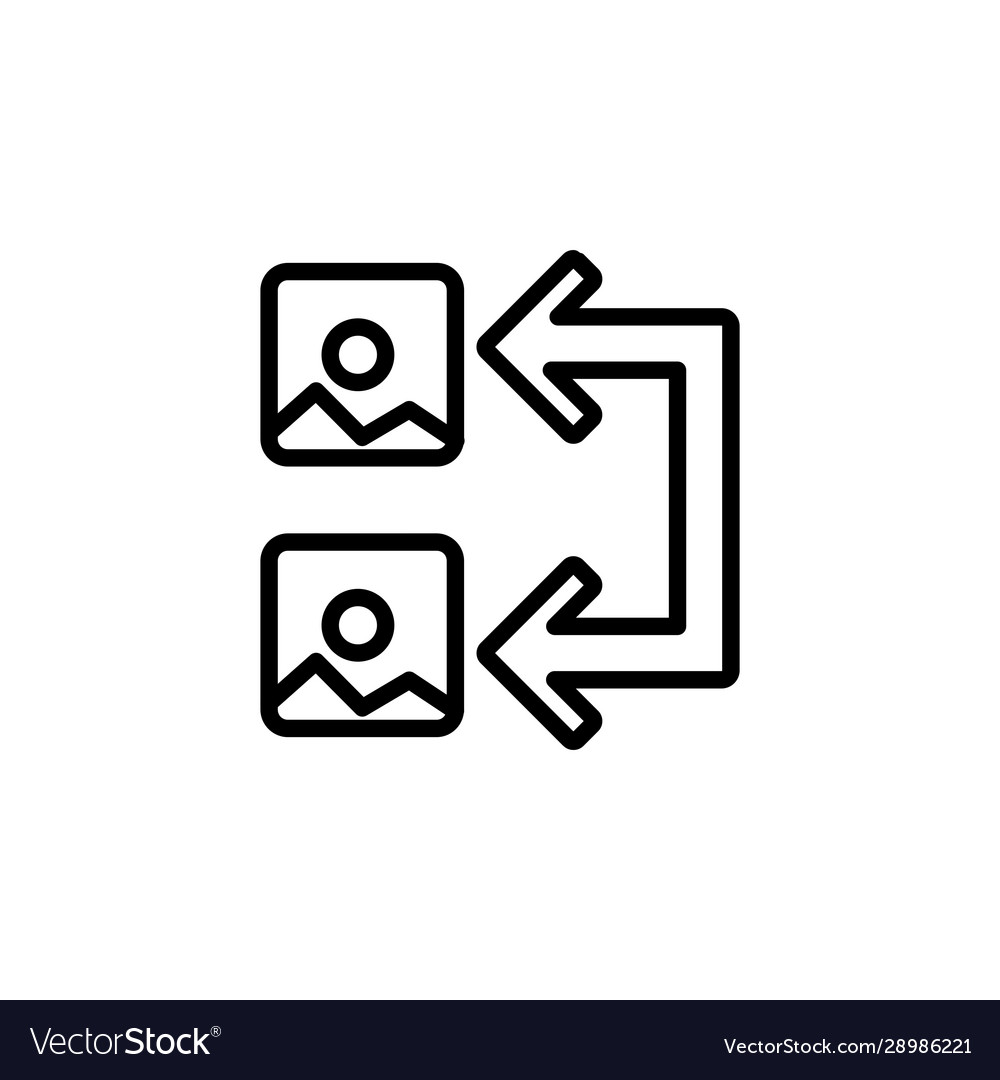 Convert image to icon design line style vector image Convert image to icon design line style