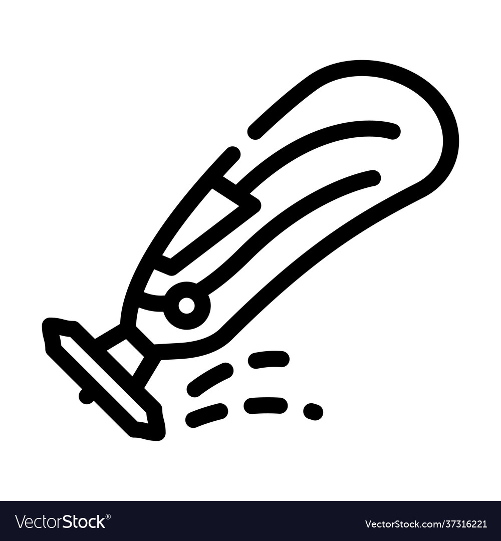 Engraver multifunctional tool line icon Royalty Free Vector