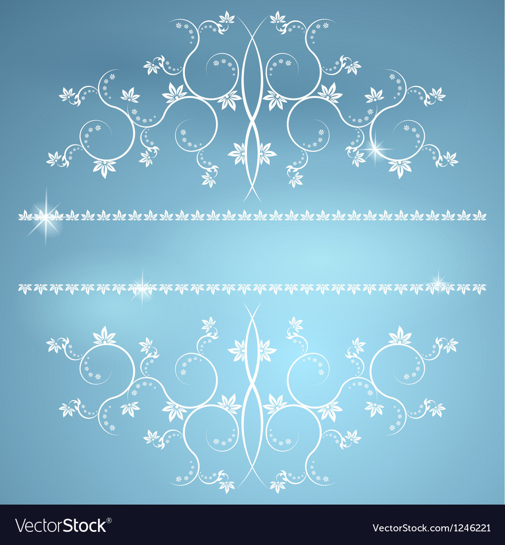 Frame with monograms for design and decorate