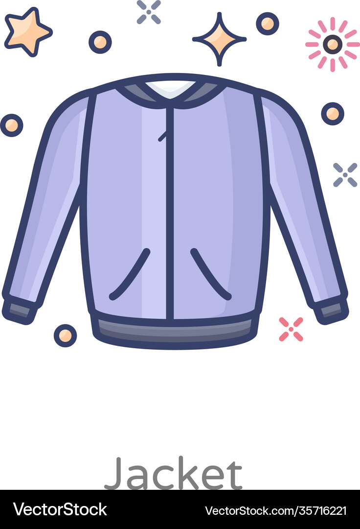 Jacket Royalty Free Vector Image - VectorStock