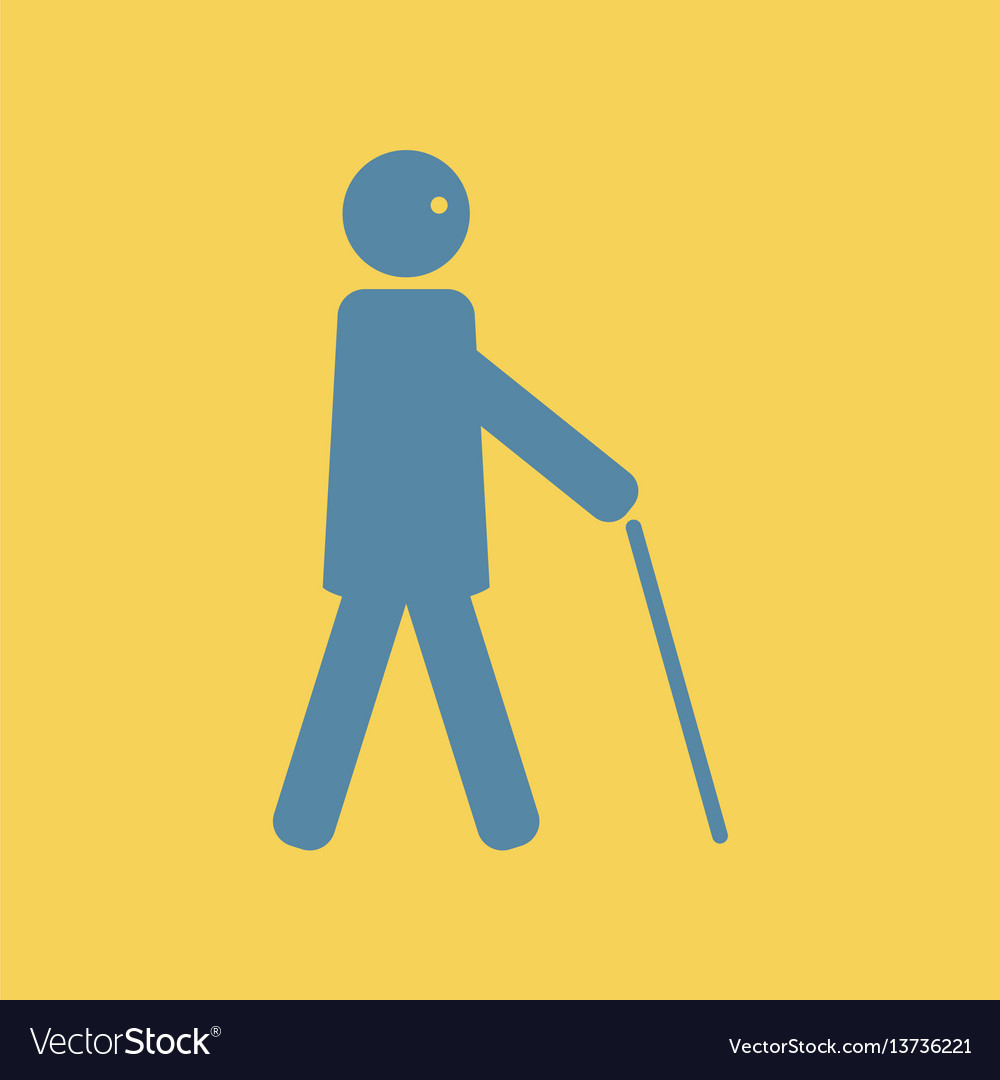 Man with stick