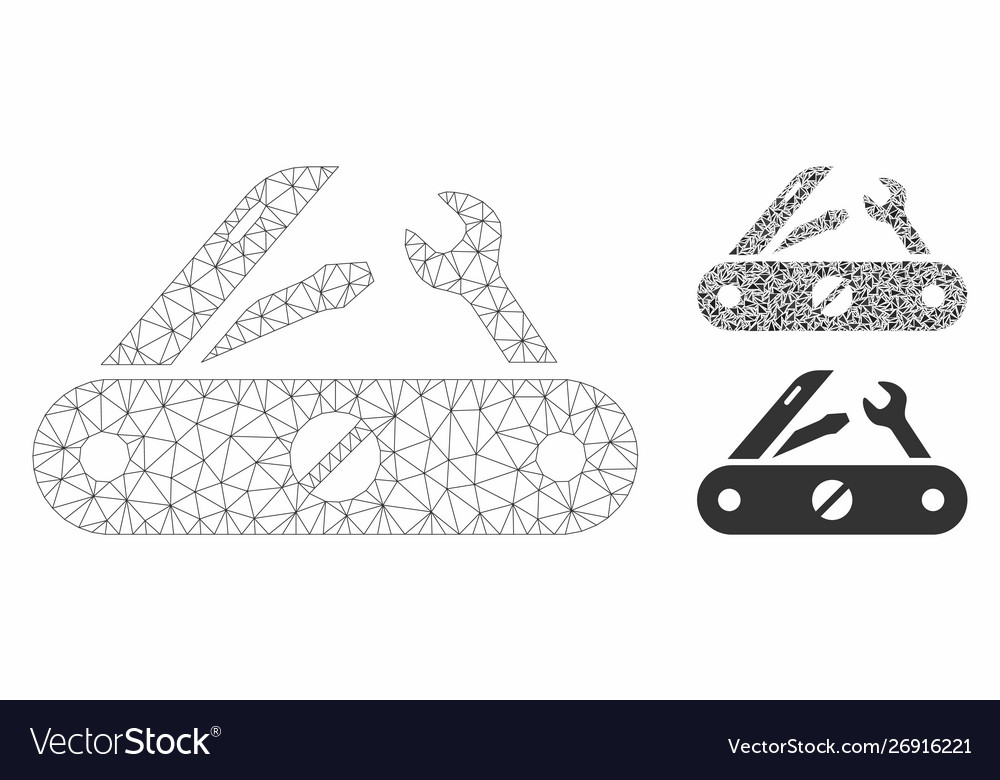 Multitool knife mesh network model