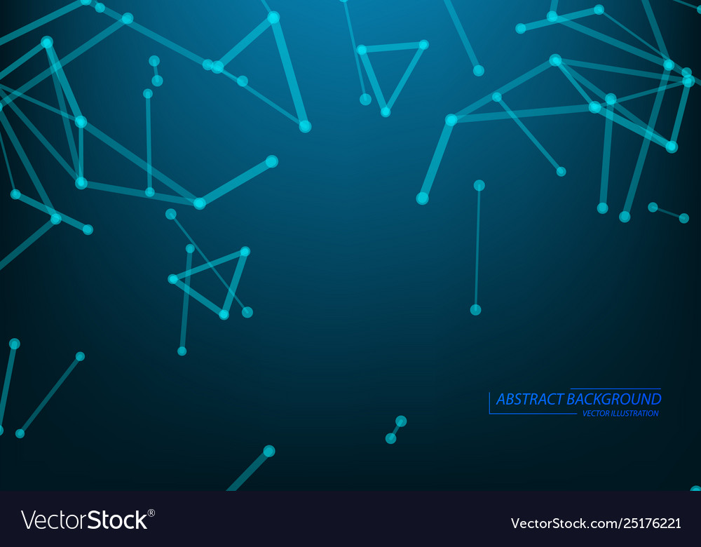 Networking connection concept abstract technology vector image Networking connection concept abstract technology