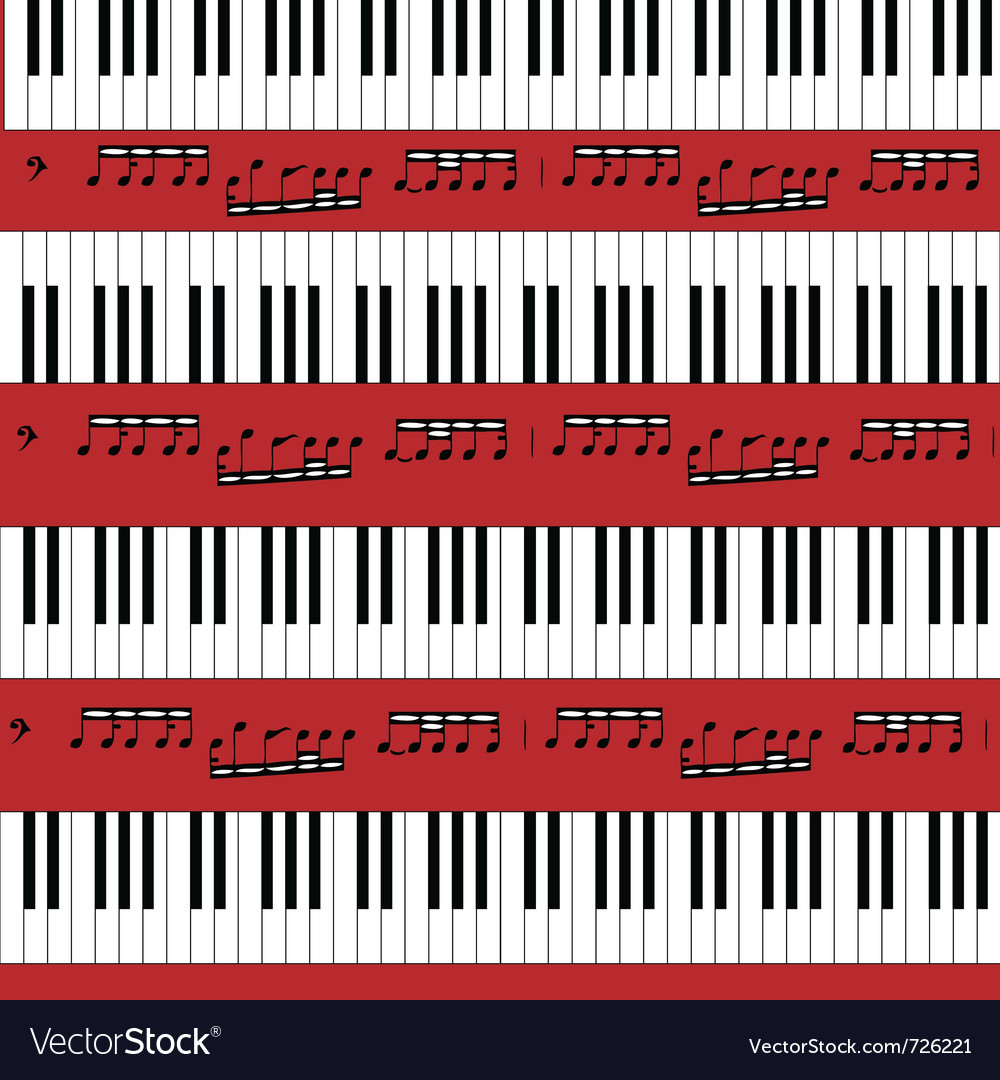 Piano keys pattern