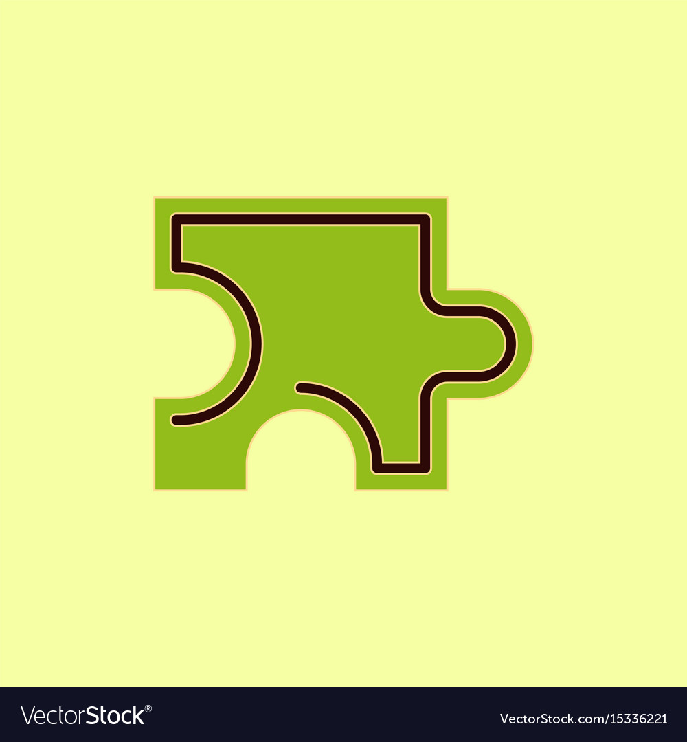 Puzzle piece Royalty Free Vector Image - VectorStock
