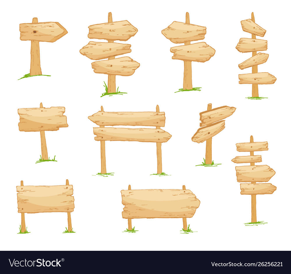 Signboard Creation Set Build Your Own Design Vector Image