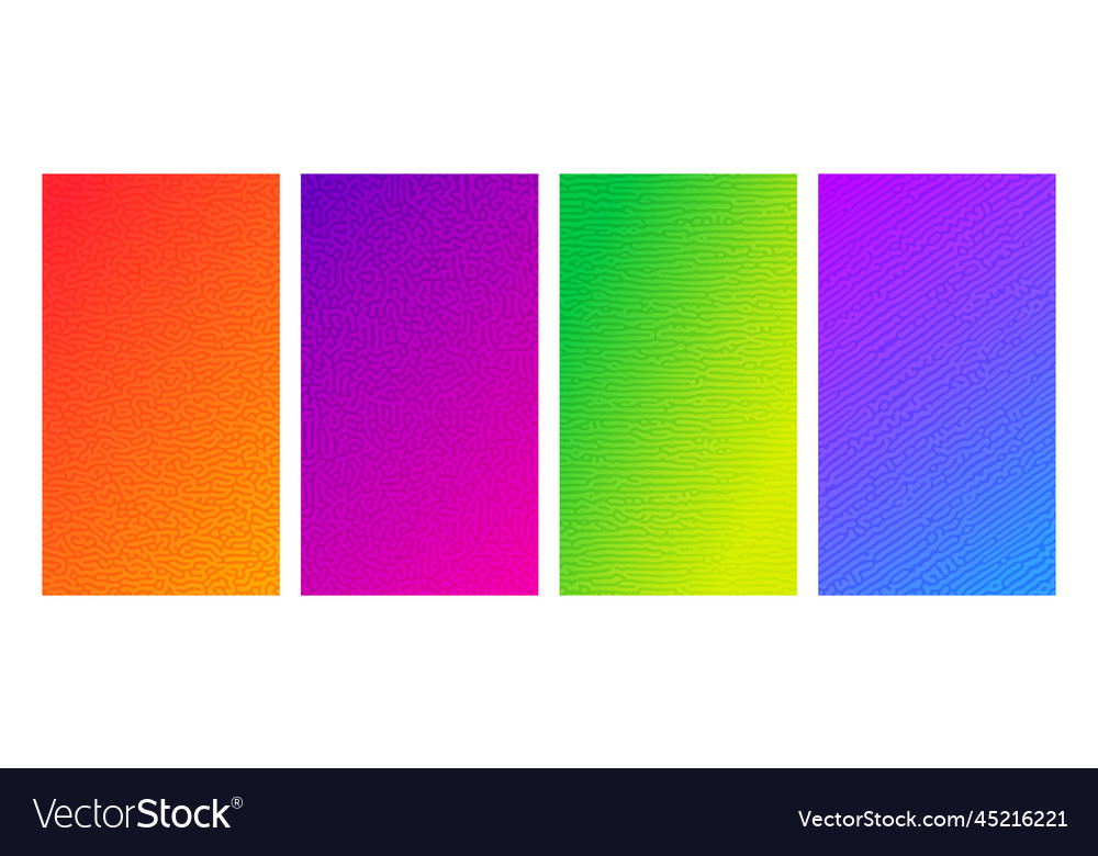 Turing reaction colorful background vector image Turing reaction colorful background