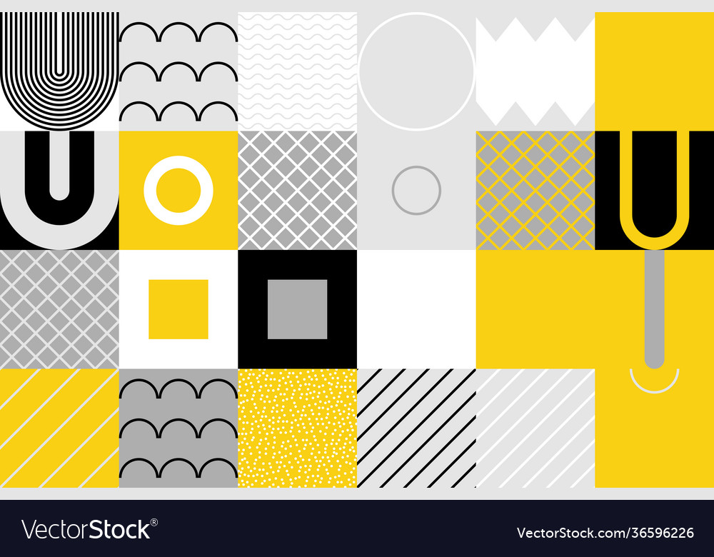 Abstract pattern design elements vector image Abstract pattern design elements